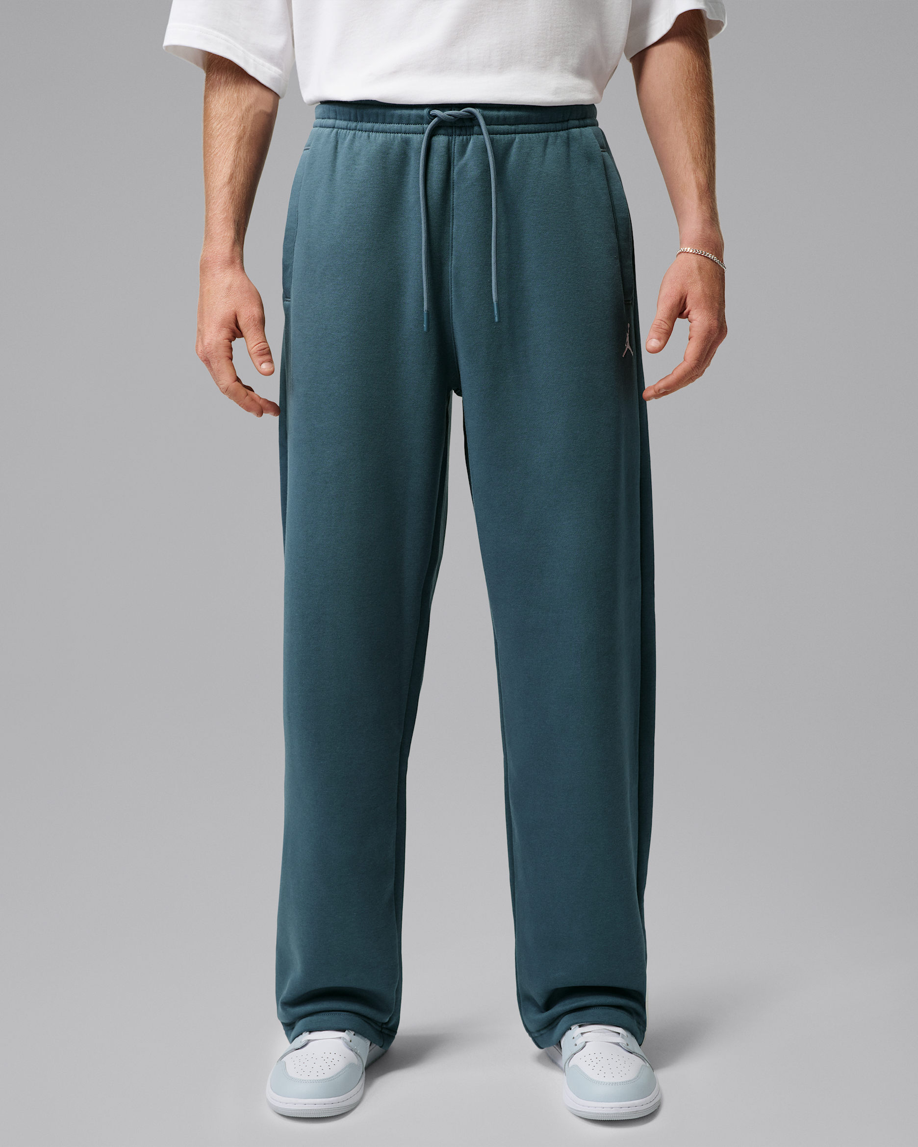 Jordan Brooklyn Fleece Bol Kesimli Açık Paçalı Erkek Eşofman Altı